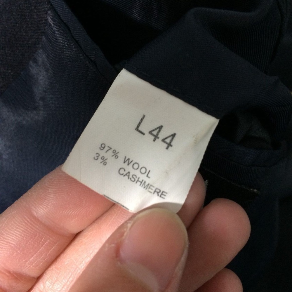 JOS. A. BANK 2 Button Suit Size L44 Wool Cashmere - Picture 5 of 7